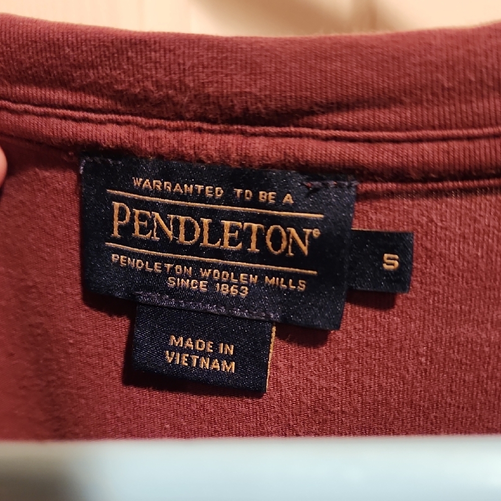 Pendleton Maroon Short Sleeve Tee - Picture 2 of 4
